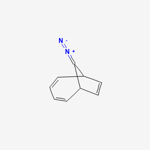 molecular formula C9H8N2 B14590301 9-Diazobicyclo[4.2.1]nona-2,4,7-triene CAS No. 61096-26-2