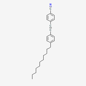 molecular formula C26H31N B14590315 4-[(4-Undecylphenyl)ethynyl]benzonitrile CAS No. 61614-45-7