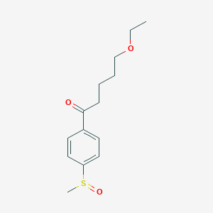 5-Ethoxy-1-[4-(methanesulfinyl)phenyl]pentan-1-one