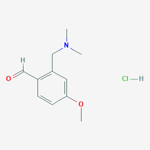 2-[(Dimethylamino)methyl]-4-methoxybenzaldehydehydrochloride