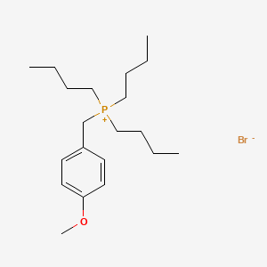 molecular formula C20H36BrOP B14590336 Phosphonium, tributyl[(4-methoxyphenyl)methyl]-, bromide CAS No. 61079-80-9