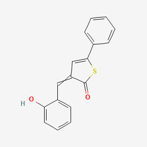 3-[(2-Hydroxyphenyl)methylidene]-5-phenylthiophen-2-one