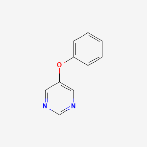 molecular formula C10H8N2O B1459043 5-Phenoxypyrimidine CAS No. 430439-81-9