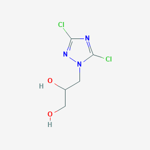 3-(3,5-Dichloro-1H-1,2,4-triazol-1-yl)propane-1,2-diol