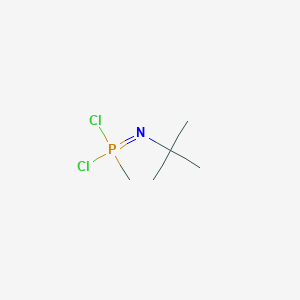 molecular formula C5H12Cl2NP B14590620 N-tert-Butyl-P-methylphosphonimidic dichloride CAS No. 61499-77-2