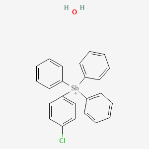 molecular formula C24H21ClOSb B14590636 CID 78066219 