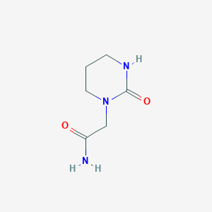 2-(2-Oxo-1,3-diazinan-1-yl)acetamide