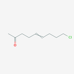 molecular formula C9H15ClO B14590694 9-Chloronon-5-en-2-one CAS No. 61478-35-1