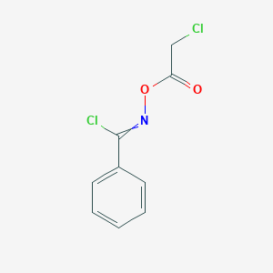 N-[(Chloroacetyl)oxy]benzenecarboximidoyl chloride