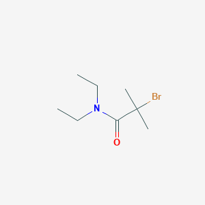 molecular formula C8H16BrNO B1459073 2-Bromo-N,N-diethyl-2-methylpropionamide CAS No. 50653-14-0