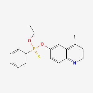 molecular formula C18H18NO2PS B14590733 O-Ethyl O-(4-methylquinolin-6-yl) phenylphosphonothioate CAS No. 61391-48-8