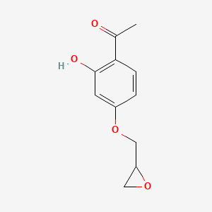 1-{2-Hydroxy-4-[(oxiran-2-yl)methoxy]phenyl}ethan-1-one