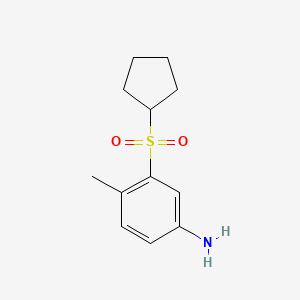 3-(Cyclopentanesulfonyl)-4-methylaniline