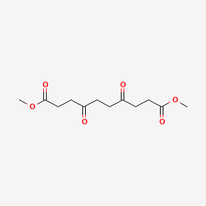 molecular formula C12H18O6 B14590836 Dimethyl 4,7-dioxodecanedioate CAS No. 61597-49-7