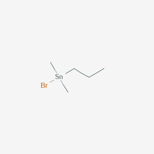 molecular formula C5H13BrSn B14590869 Bromo(dimethyl)propylstannane CAS No. 61222-22-8