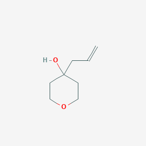 molecular formula C8H14O2 B1459087 4-烯丙基四氢-2H-吡喃-4-醇 CAS No. 219903-85-2
