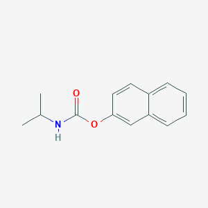 molecular formula C14H15NO2 B14590875 Naphthalen-2-yl propan-2-ylcarbamate CAS No. 61382-89-6