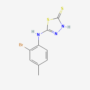 1,3,4-Thiadiazole-2(3H)-thione, 5-[(2-bromo-4-methylphenyl)amino]-