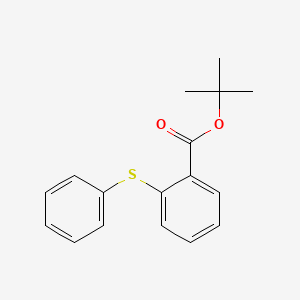 molecular formula C17H18O2S B14591081 tert-Butyl 2-(phenylsulfanyl)benzoate CAS No. 61183-68-4