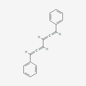 molecular formula C18H14 B14591096 1,1'-(Hexa-1,2,4,5-tetraene-1,6-diyl)dibenzene CAS No. 61423-01-6