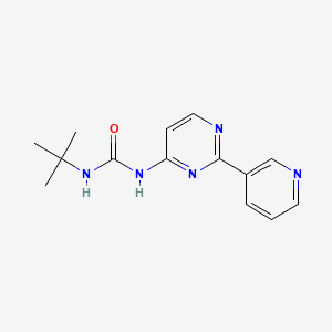 N-tert-Butyl-N'-[2-(pyridin-3-yl)pyrimidin-4-yl]urea