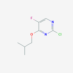 molecular formula C8H10ClFN2O B1459113 2-氯-5-氟-4-异丁氧基嘧啶 CAS No. 1510352-42-7