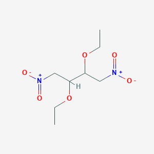 molecular formula C8H16N2O6 B14591140 2,3-Diethoxy-1,4-dinitrobutane CAS No. 61580-45-8