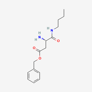 molecular formula C15H22N2O3 B14591188 Benzyl N-butyl-L-alpha-asparaginate CAS No. 61406-29-9