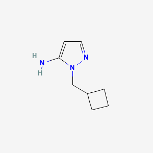 molecular formula C8H13N3 B1459119 1-(Cyclobutylmethyl)-1H-pyrazol-5-amine CAS No. 1448854-94-1