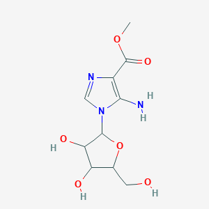 Methyl 5-amino-1-[3,4-dihydroxy-5-(hydroxymethyl)oxolan-2-yl]imidazole-4-carboxylate