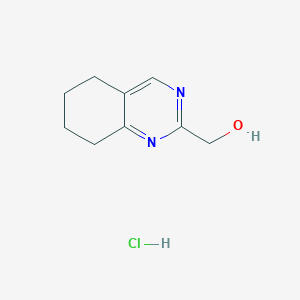 molecular formula C9H13ClN2O B1459127 5,6,7,8-Tetrahydroquinazolin-2-ylmethanol hydrochloride CAS No. 1427379-82-5