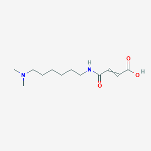 molecular formula C12H22N2O3 B14591318 4-{[6-(Dimethylamino)hexyl]amino}-4-oxobut-2-enoic acid CAS No. 61638-97-9