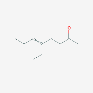 molecular formula C10H18O B14591332 5-Ethyloct-5-en-2-one CAS No. 61478-32-8