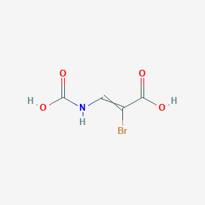 2-Bromo-3-(carboxyamino)prop-2-enoic acid