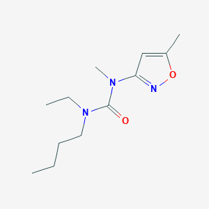 N-Butyl-N-ethyl-N'-methyl-N'-(5-methyl-1,2-oxazol-3-yl)urea