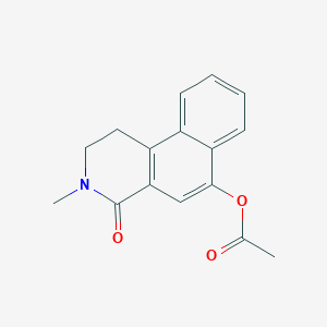 3-Methyl-4-oxo-1,2,3,4-tetrahydrobenzo[f]isoquinolin-6-yl acetate