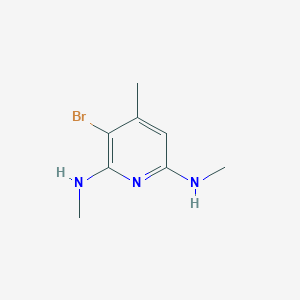 3-Bromo-N~2~,N~6~,4-trimethylpyridine-2,6-diamine