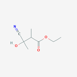 Ethyl 3-cyano-3-hydroxy-2-methylbutanoate