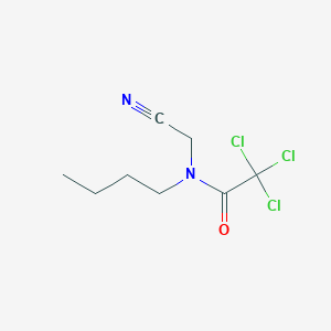 N-Butyl-2,2,2-trichloro-N-(cyanomethyl)acetamide