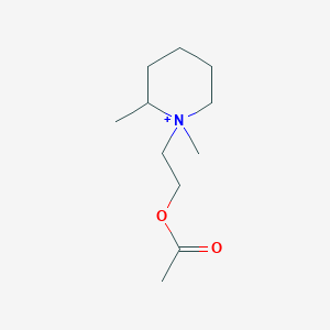 1-[2-(Acetyloxy)ethyl]-1,2-dimethylpiperidin-1-ium