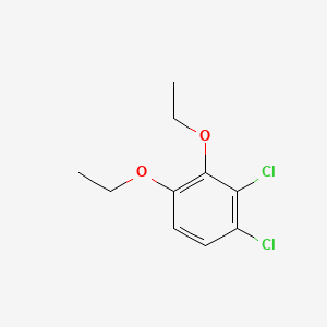 molecular formula C10H12Cl2O2 B14591471 1,2-Dichloro-3,4-diethoxybenzene CAS No. 61465-77-8