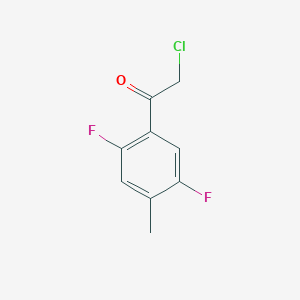 2-Chloro-1-(2,5-difluoro-4-methylphenyl)ethan-1-one
