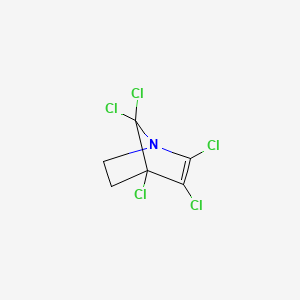 2,3,4,7,7-Pentachloro-1-azabicyclo[2.2.1]hept-2-ene