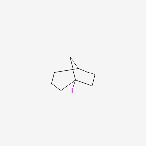 molecular formula C8H13I B14591499 1-Iodobicyclo[3.2.1]octane CAS No. 61192-26-5