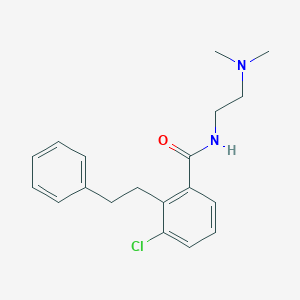 3-Chloro-N-[2-(dimethylamino)ethyl]-2-(2-phenylethyl)benzamide