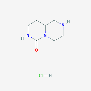 octahydro-1H-pyrimido[1,6-a]piperazin-6-one hydrochloride