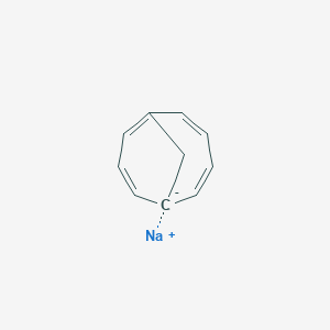 molecular formula C10H9Na B14591595 Sodium bicyclo[4.3.1]deca-2,4,6,8-tetraen-1-ide CAS No. 61103-51-3