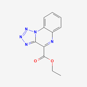 molecular formula C11H9N5O2 B14591606 Ethyl tetrazolo[1,5-a]quinoxaline-4-carboxylate CAS No. 61148-31-0