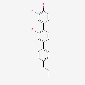 molecular formula C21H17F3 B1459161 2',3,4-三氟-4''-丙基-1,1':4',1''-联苯 CAS No. 248936-60-9