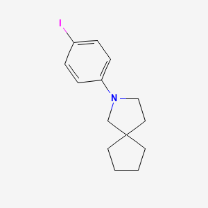 molecular formula C14H18IN B14591613 2-(4-Iodophenyl)-2-azaspiro[4.4]nonane CAS No. 61343-33-7